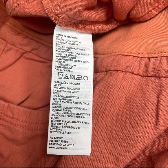 prAna Avril Climbing Pants Rust Orange Women’s Sz XL
97% Organic Cotton - Picture 10 of 10
